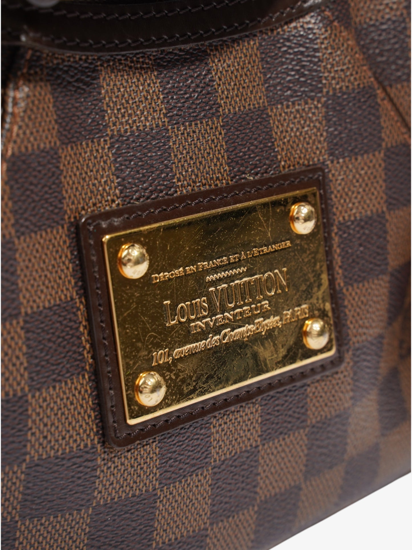 Louis Vuitton Thames Damier Ebene Coated Canvas