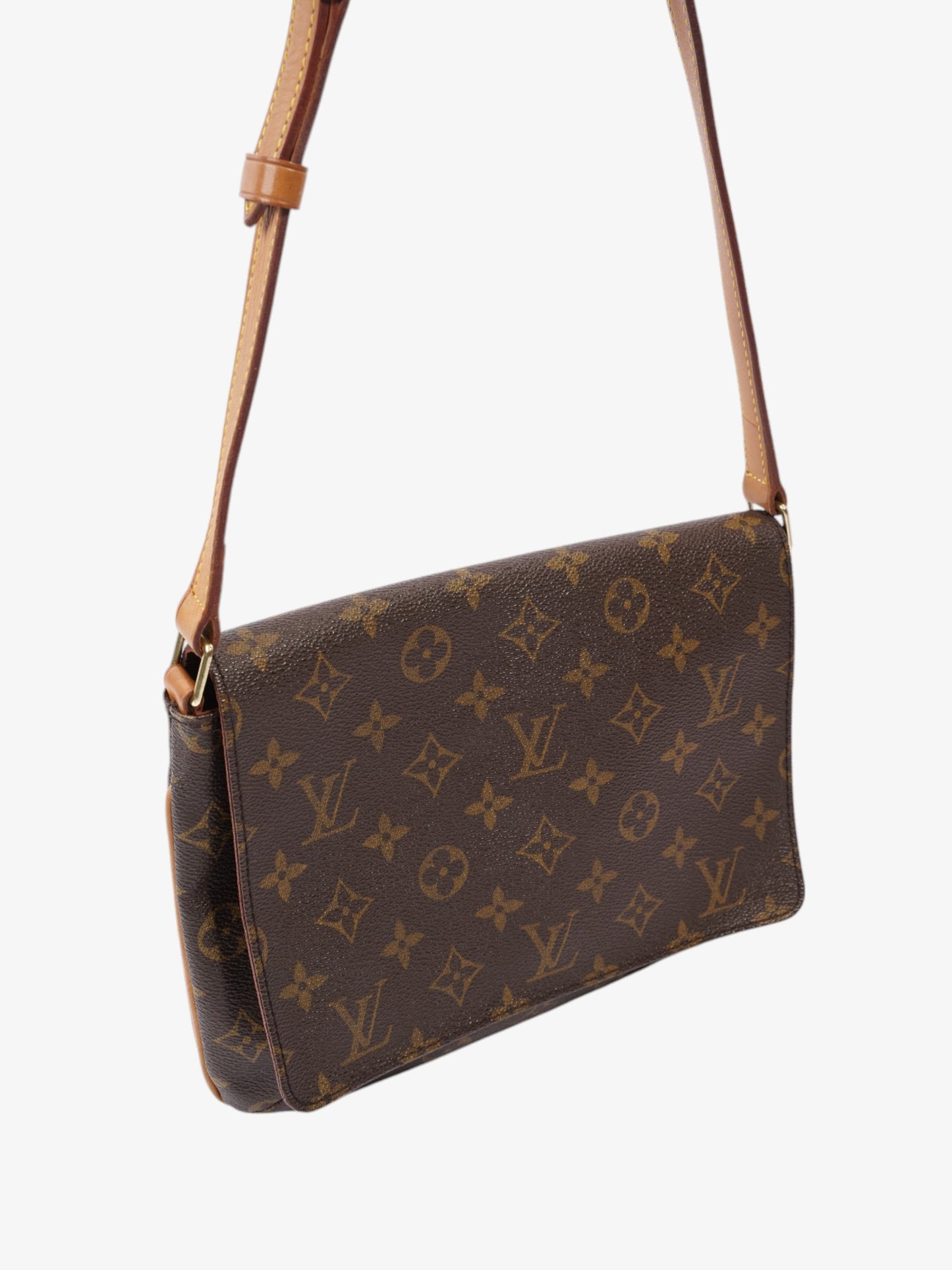 Louis Vuitton Musette Tango Monogram Coated Canvas