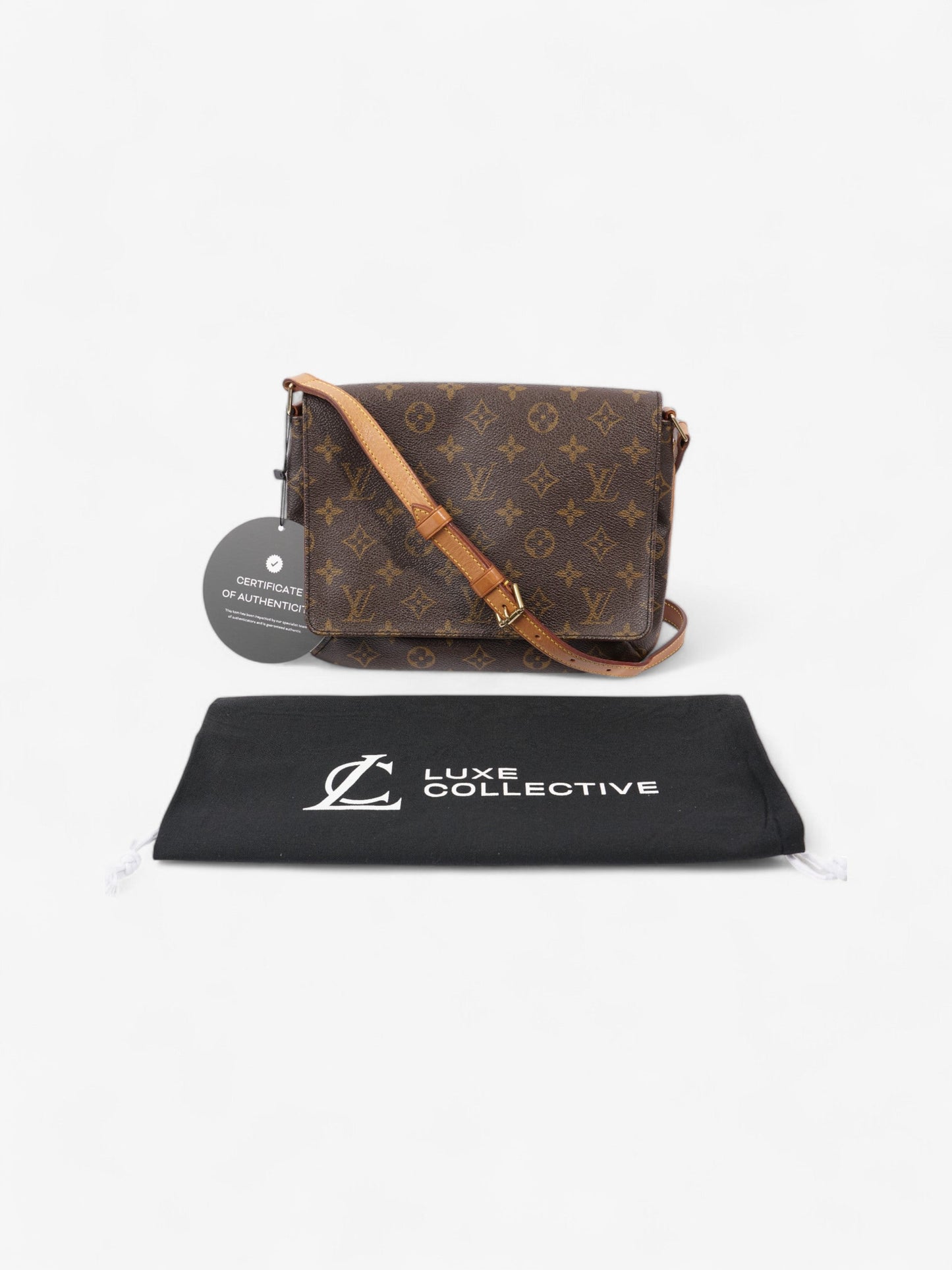 Louis Vuitton Musette Tango Monogram Coated Canvas