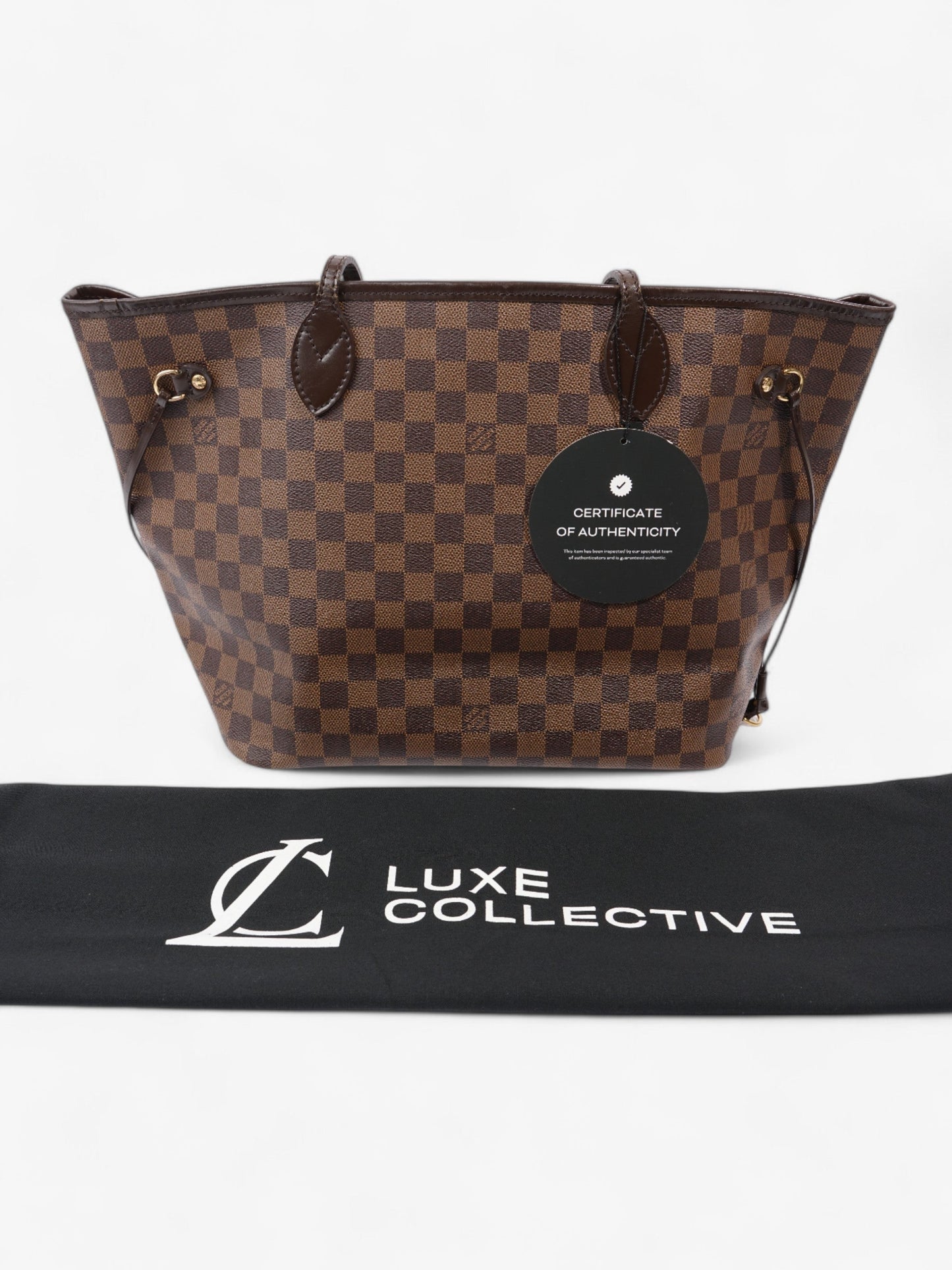 Louis Vuitton Neverfull Damier Ebene Coated Canvas GM