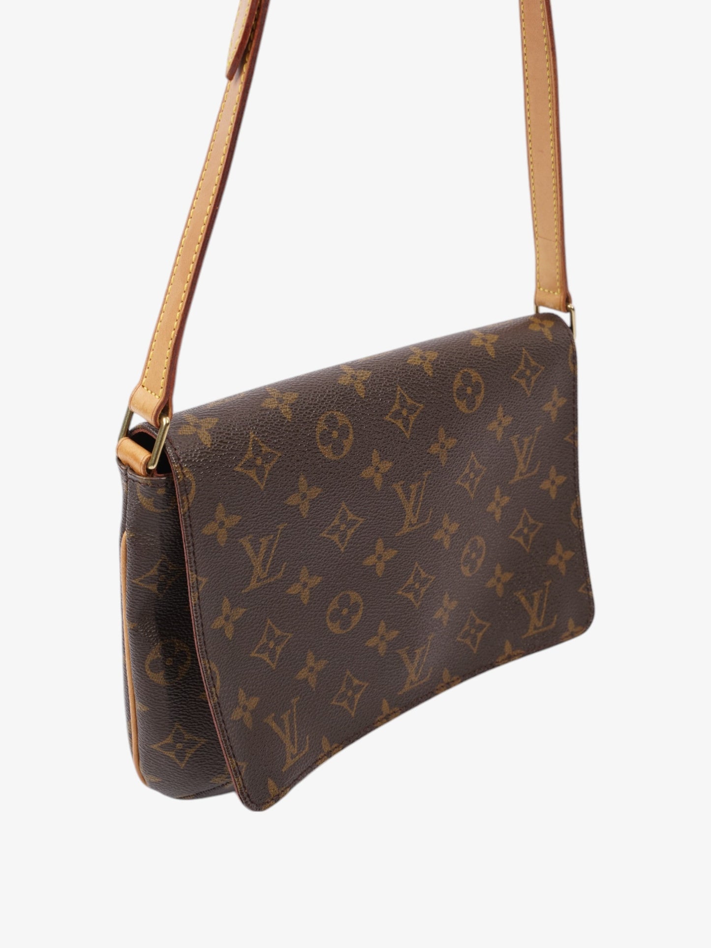 Louis Vuitton Musette Tango Monogram Coated Canvas
