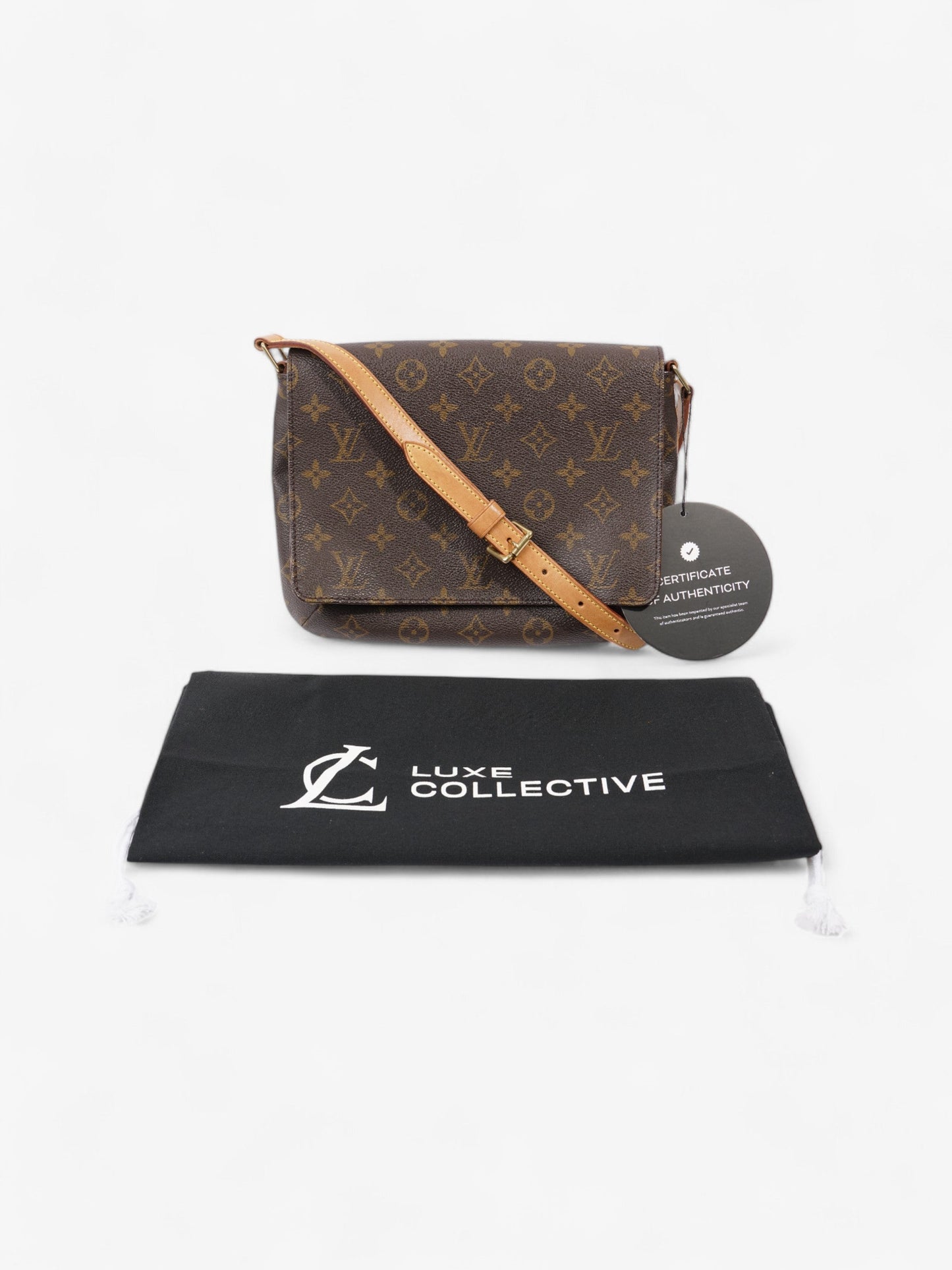 Louis Vuitton Musette Tango Monogram Coated Canvas
