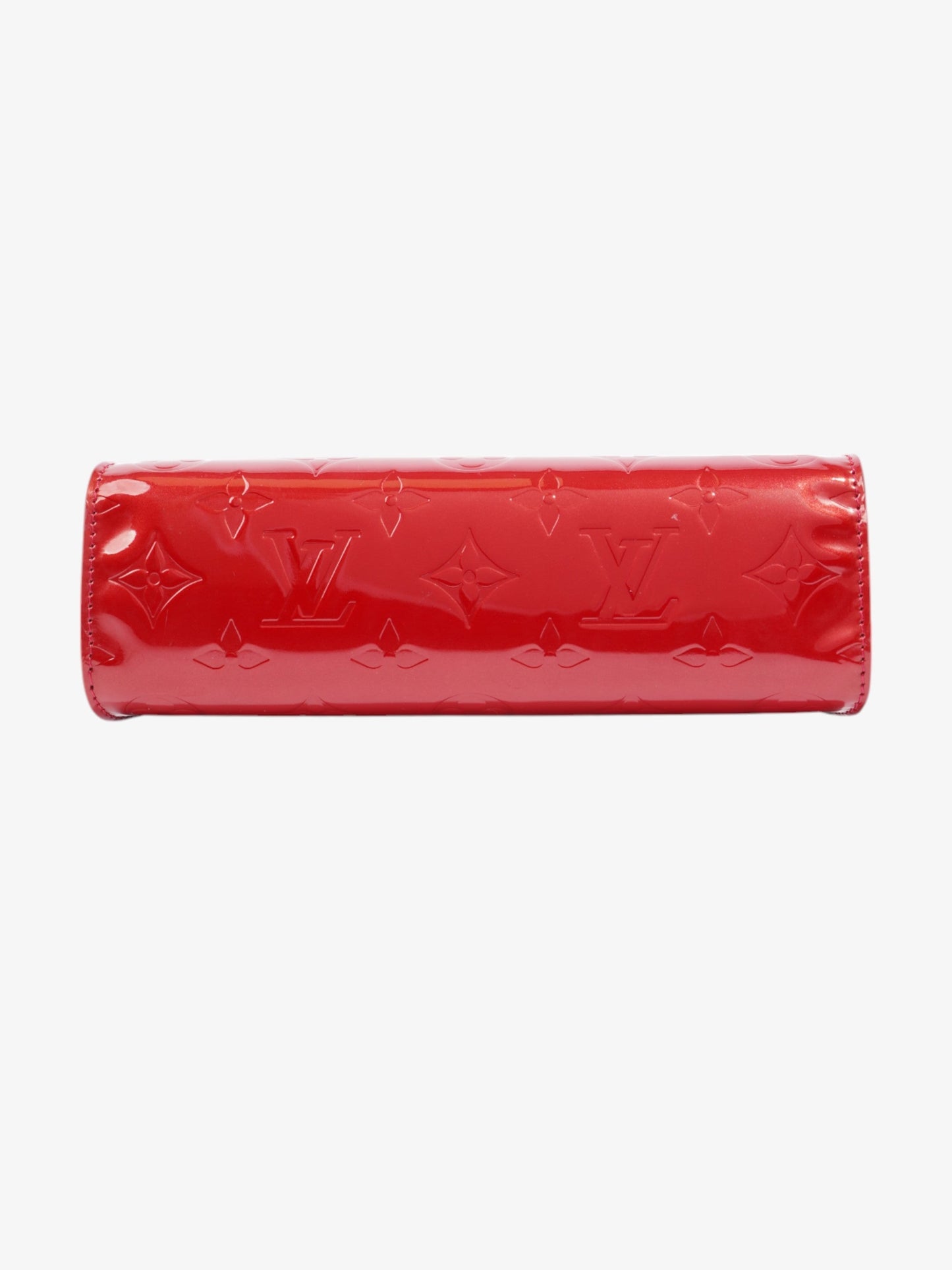 Louis Vuitton Trousse Cosmetic Pouch Monogram Vernis / Red Vernis Leather