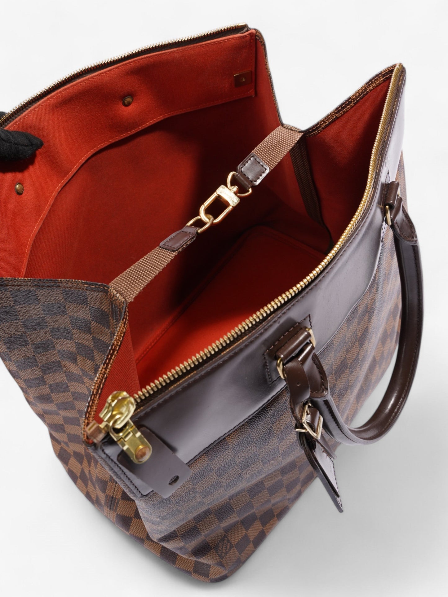 Louis Vuitton Greenwich Damier Ebene Monogram / Brown Coated Canvas PM