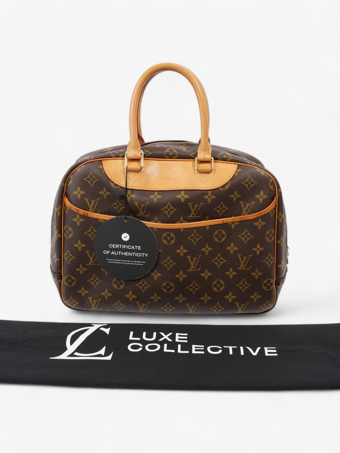 Louis Vuitton Deauville Monogram / Brown Coated Canvas