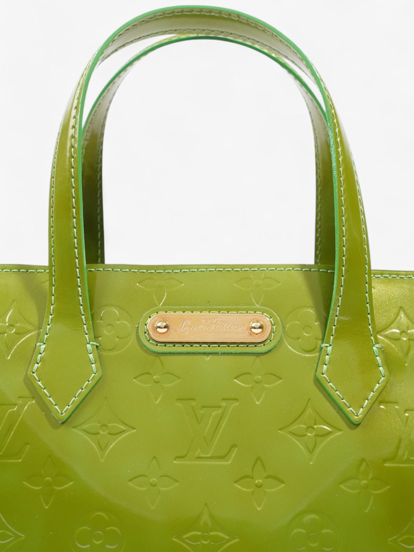 Louis Vuitton Wilshire Monogram Vernis / Green Vernis Leather PM