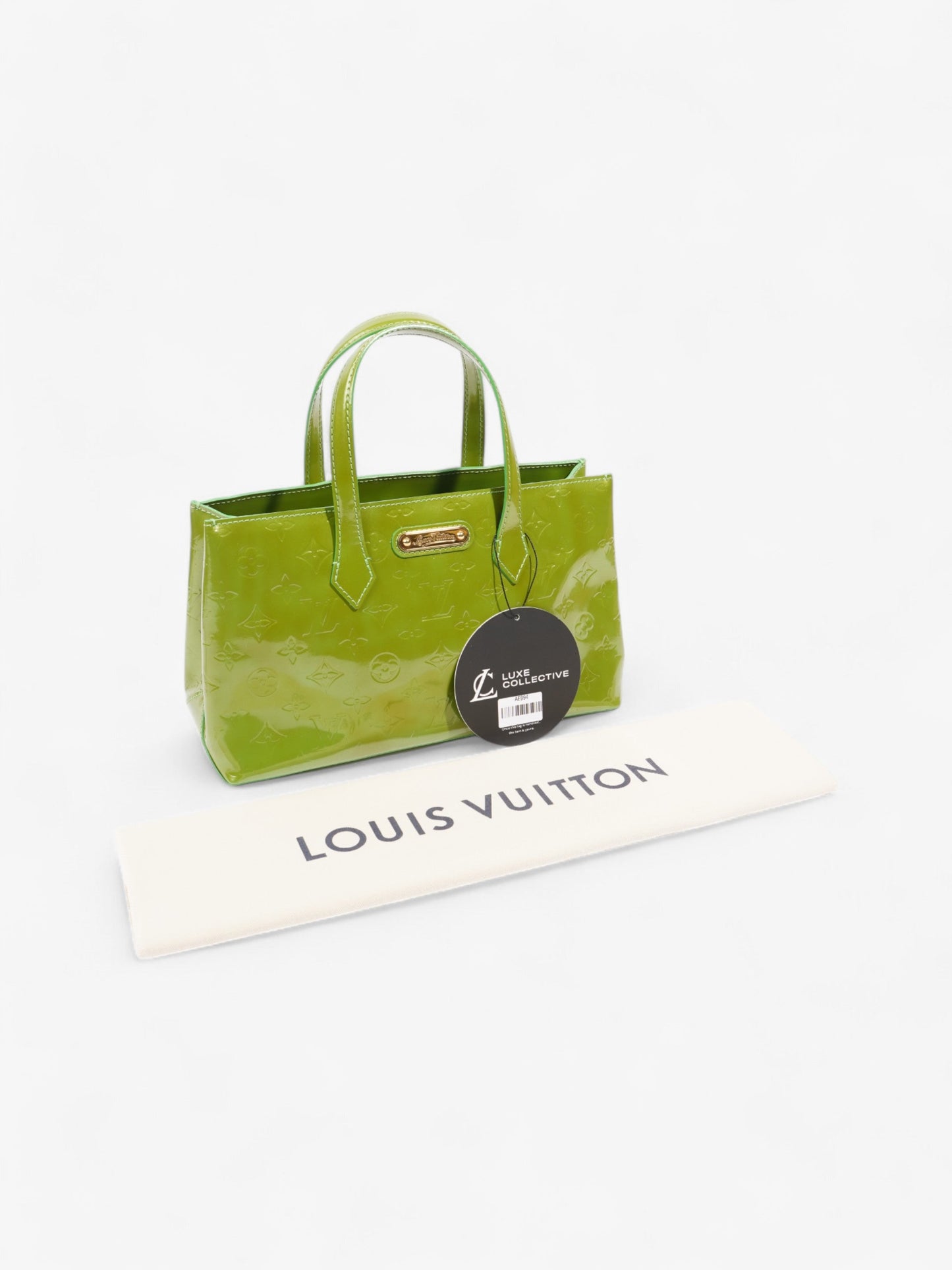 Louis Vuitton Wilshire Monogram Vernis / Green Vernis Leather PM