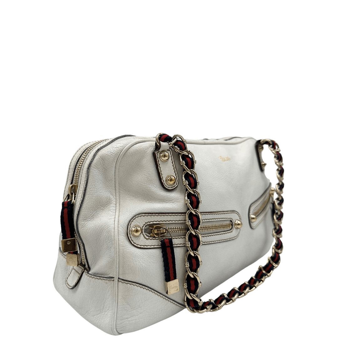 Bauletto Gucci bianco