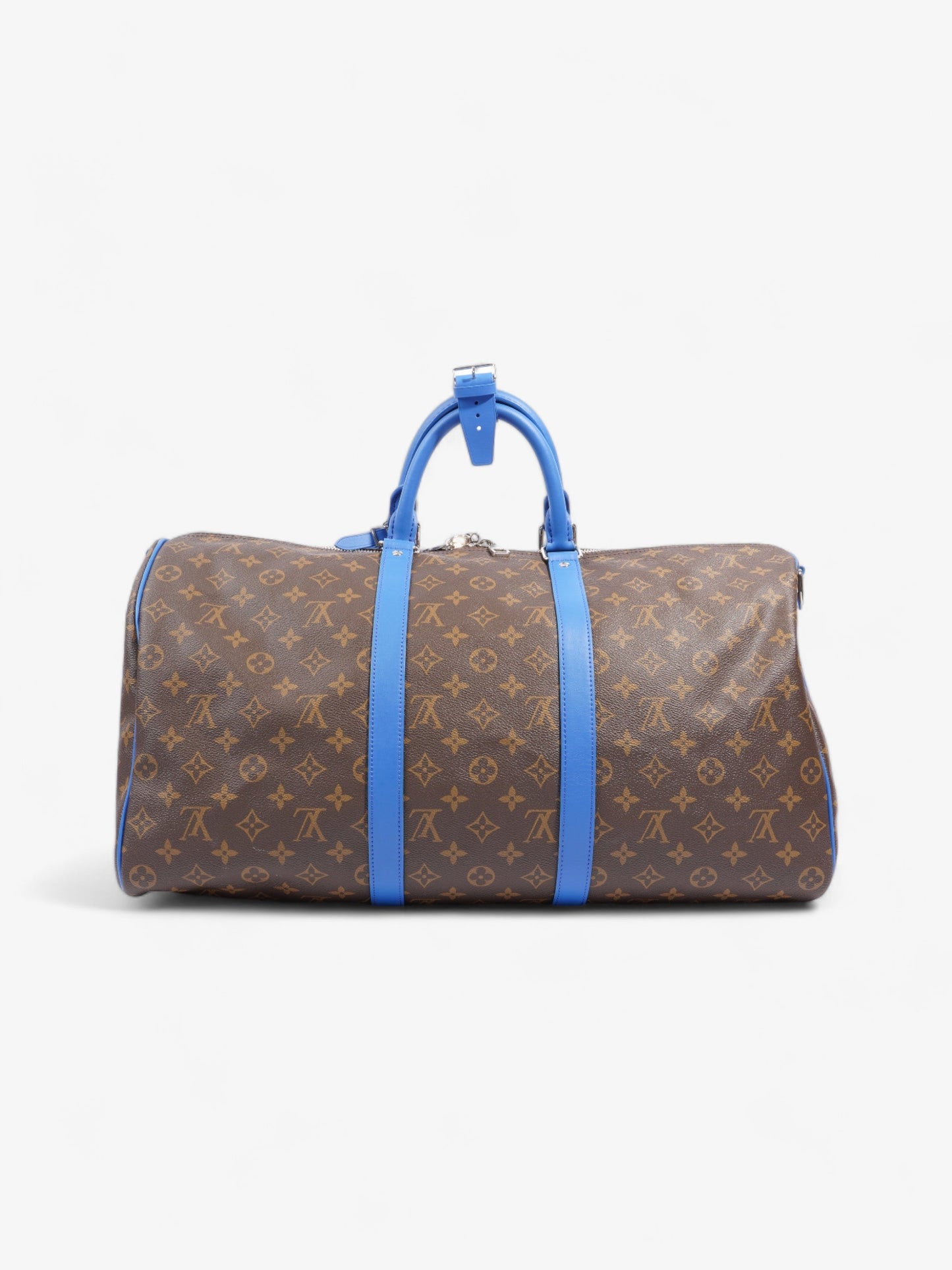 Louis Vuitton Keepall Bandouli猫re 50 Monogram / Blue Coated Canvas