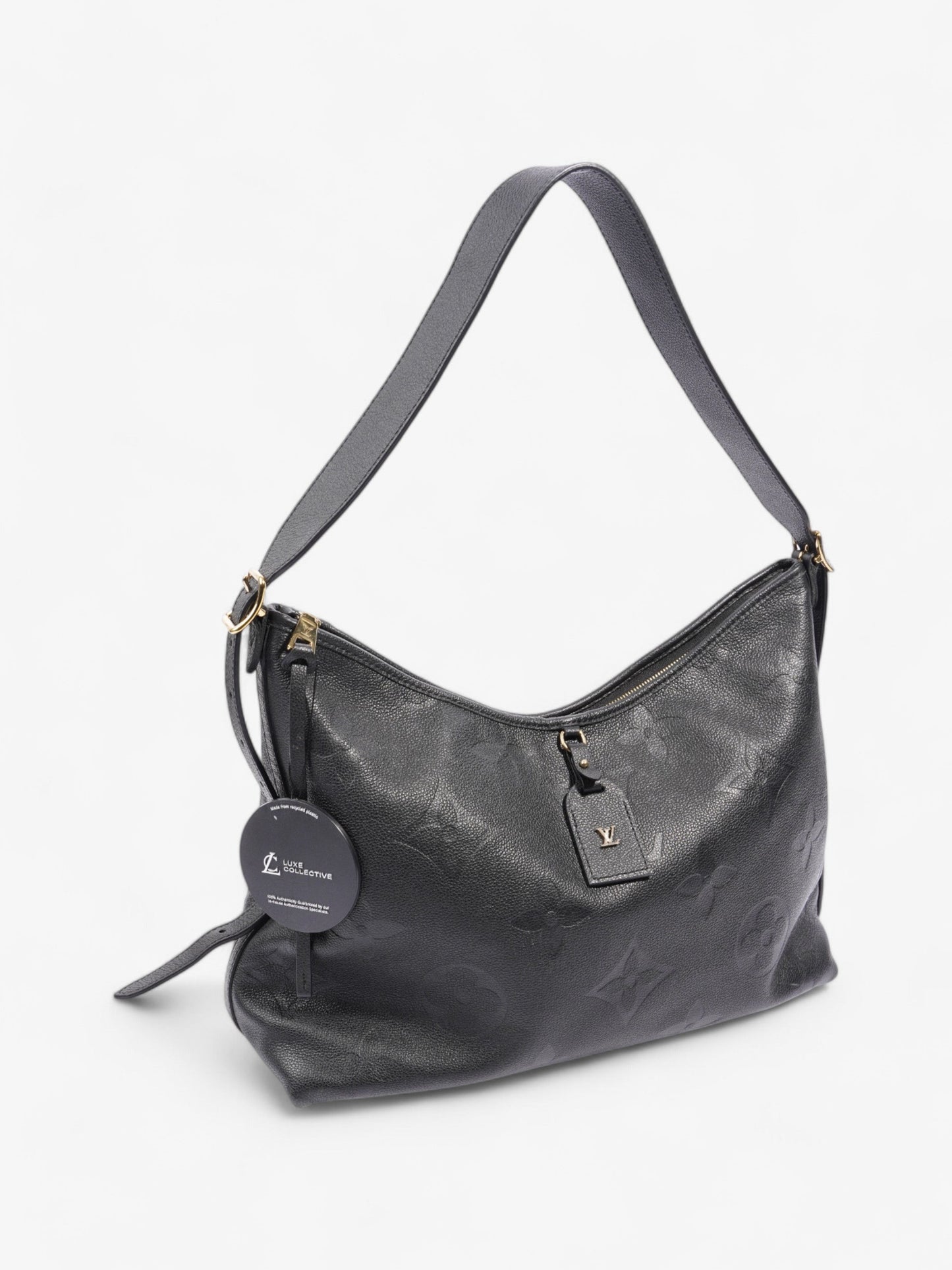 Louis Vuitton CarryAll Monogram Empreinte / Black Empreinte Leather MM
