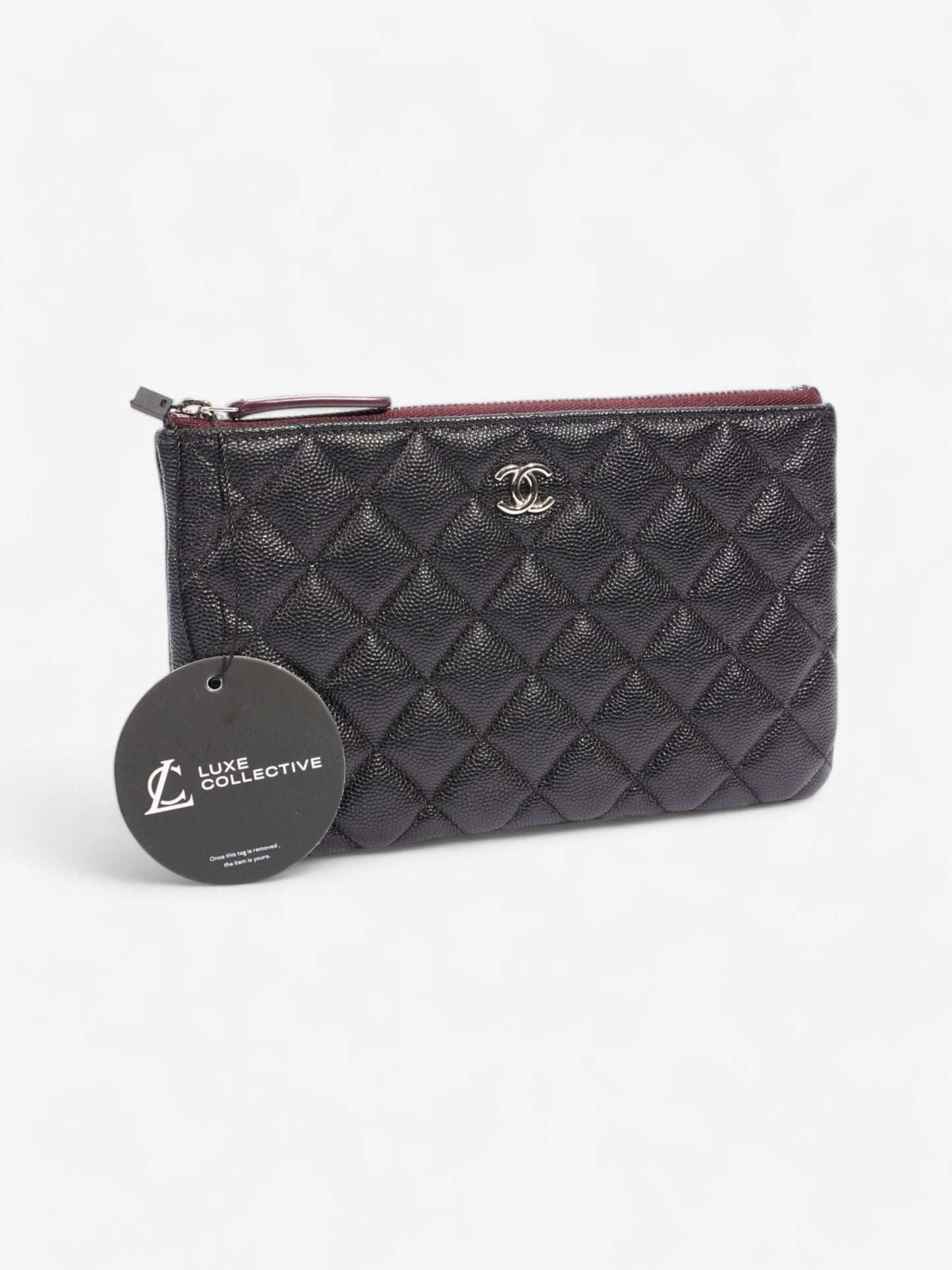 Chanel Purse Black Caviar Leather