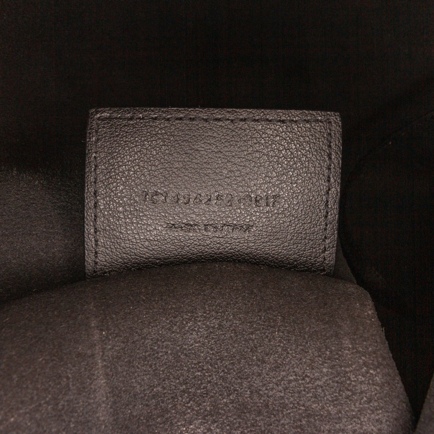 Black Saint Laurent Bold Shopping Tote