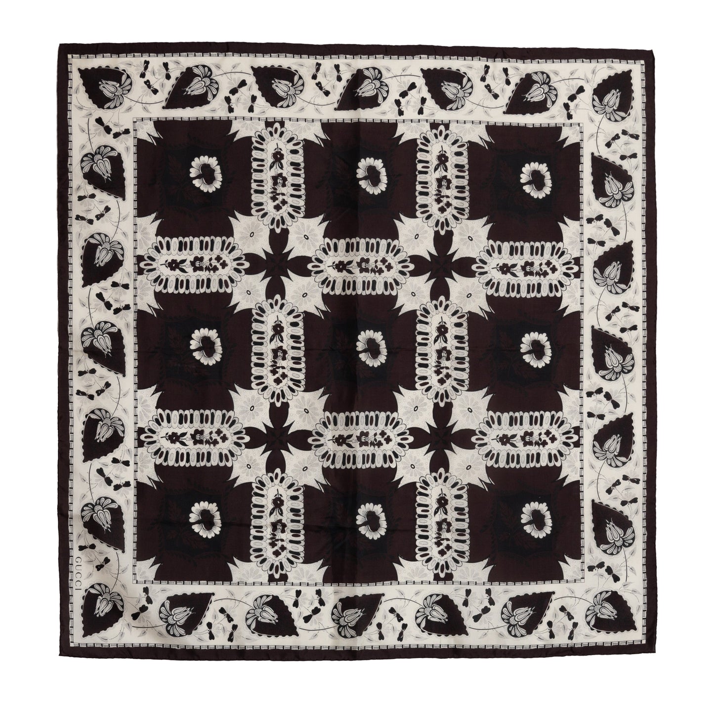 Gucci Silk Printed Foulard - '10s