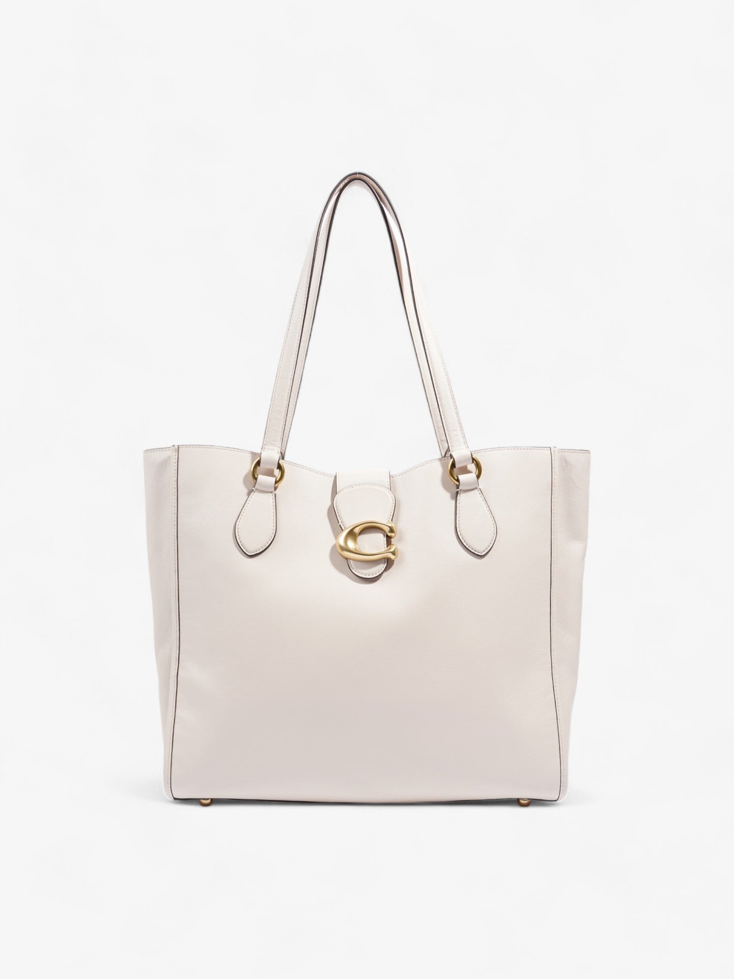 Coach Theo Cream Leather