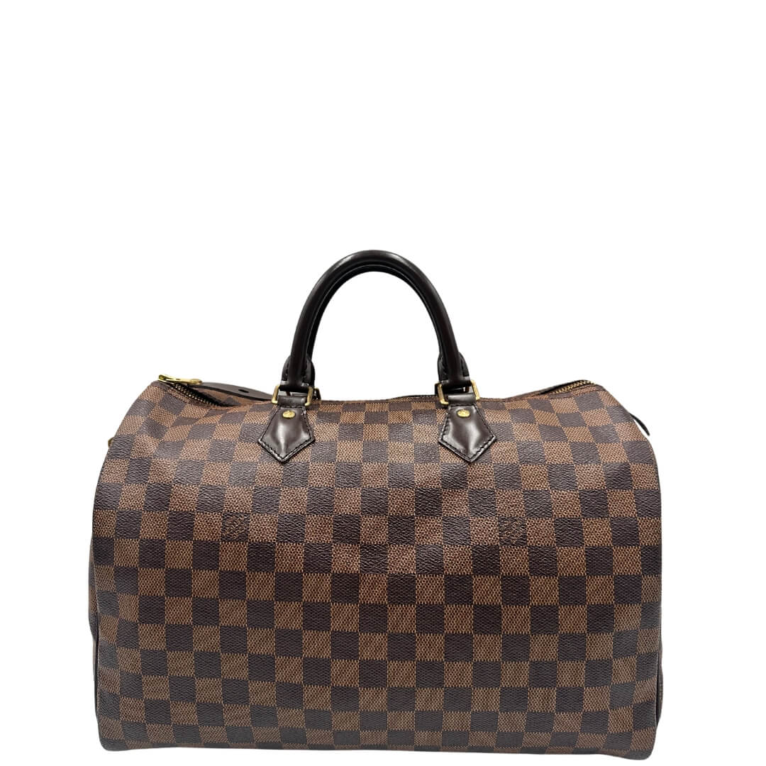 Speedy 35 Damier EbÃ¨ne LV personalizzato