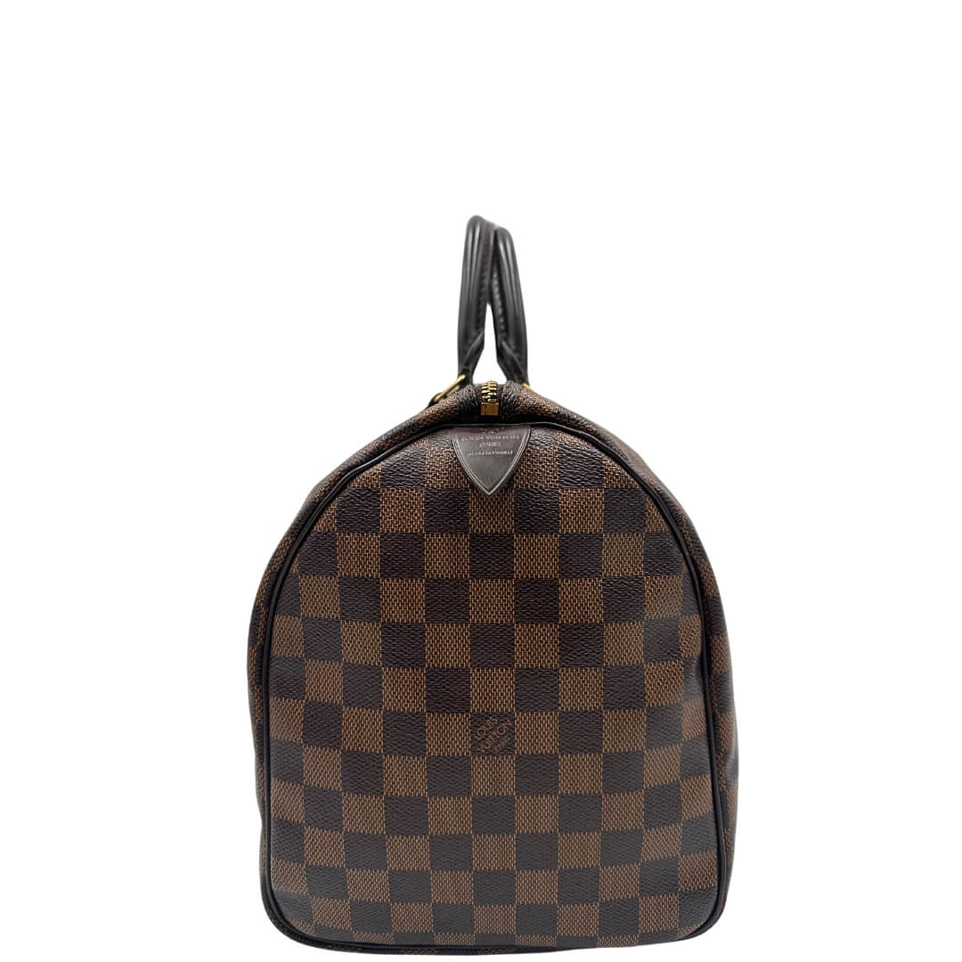 Speedy 35 Damier EbÃ¨ne LV personalizzato