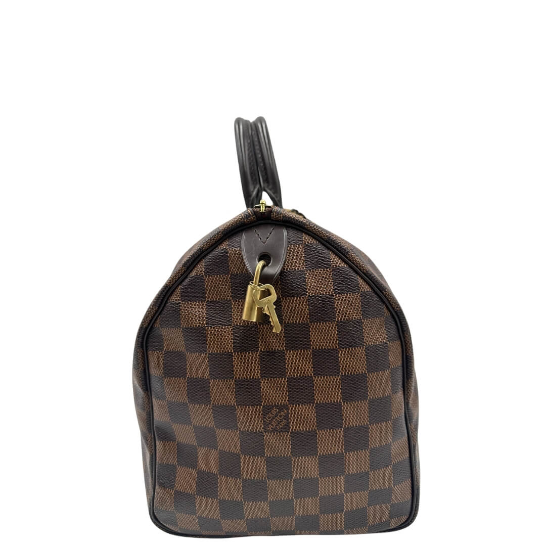 Speedy 35 Damier EbÃ¨ne LV personalizzato