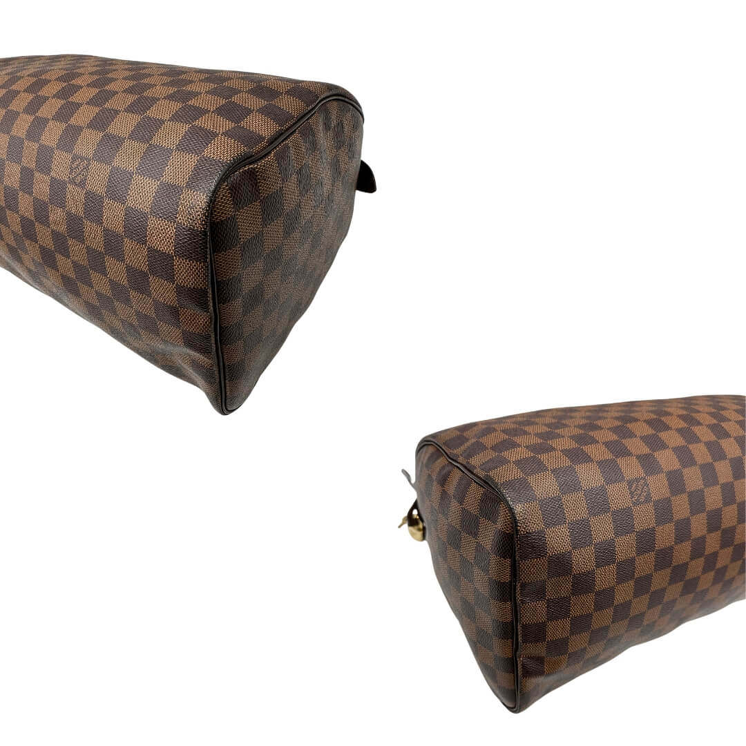 Speedy 35 Damier EbÃ¨ne LV personalizzato