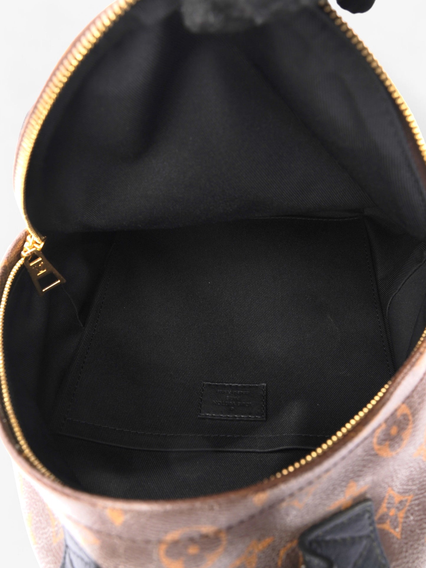 Louis Vuitton Palm Springs Monogram / Black Coated Canvas PM