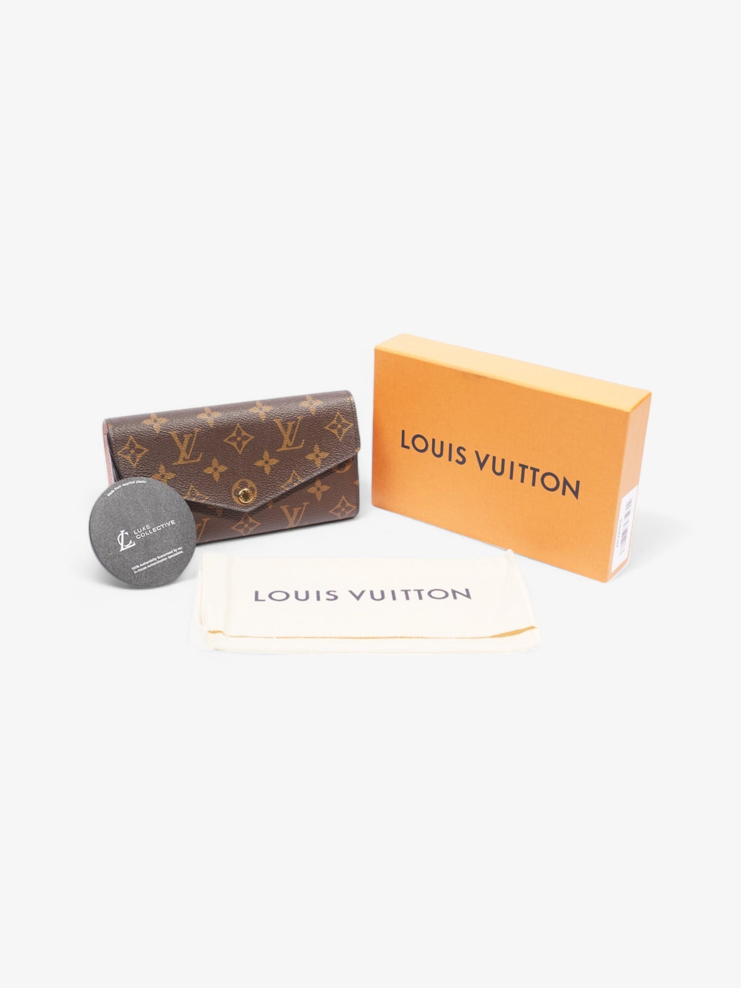 Louis Vuitton Sarah Wallet Monogram Coated Canvas