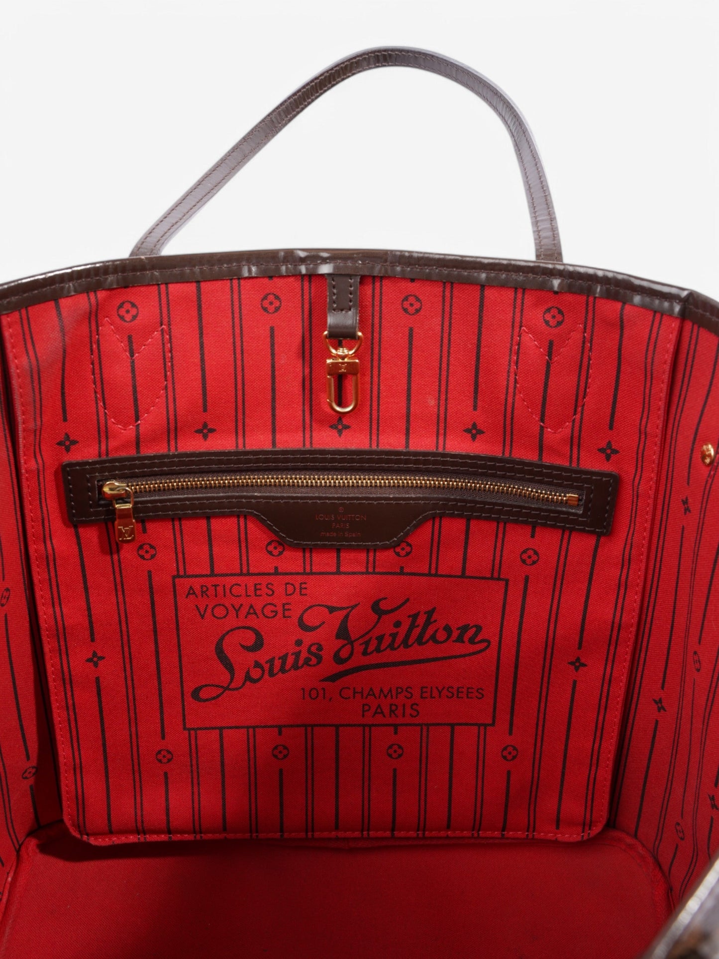 Louis Vuitton Neverfull Damier Ebene Coated Canvas MM