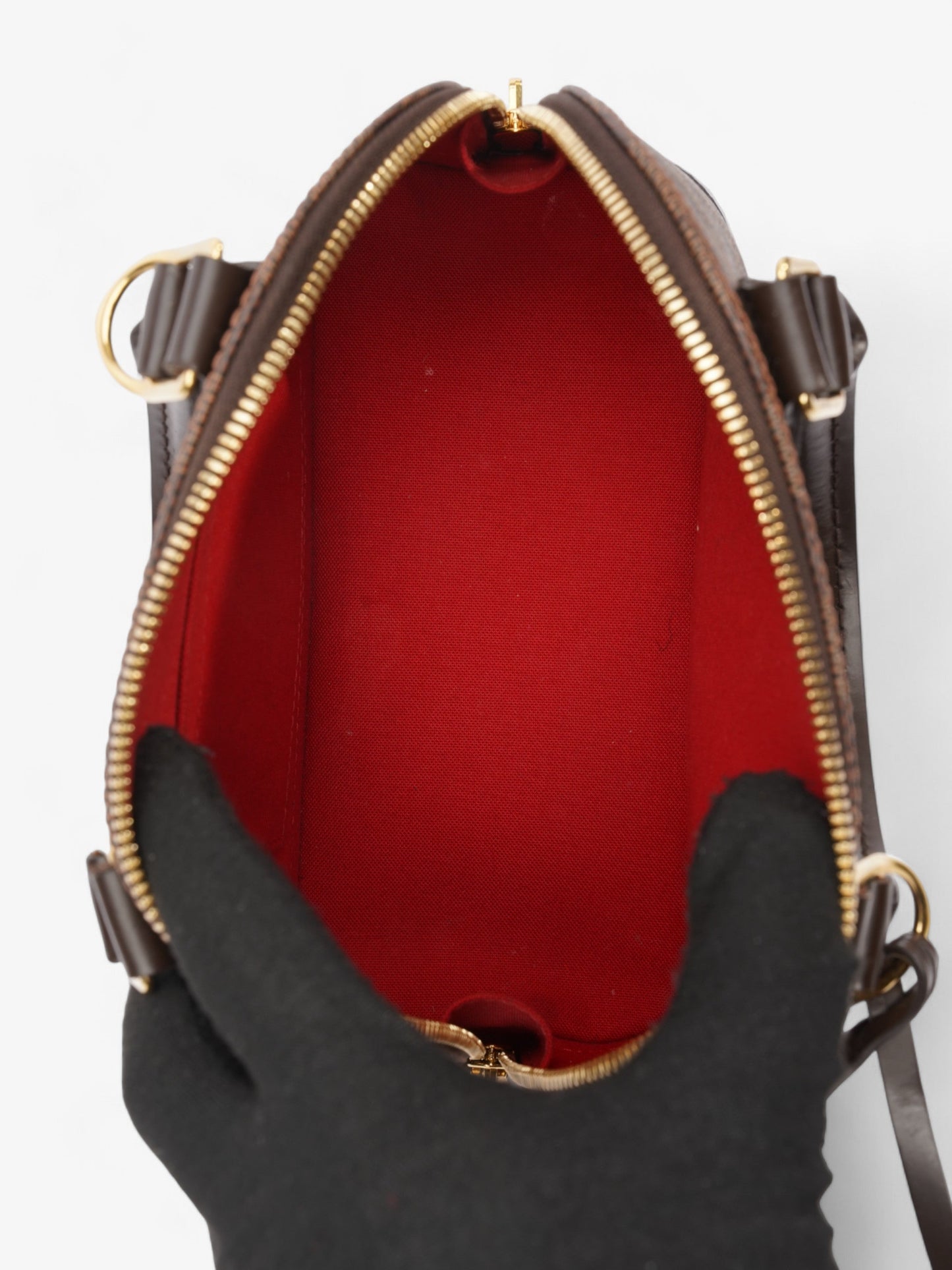 Louis Vuitton Alma Damier Ebene Coated Canvas BB