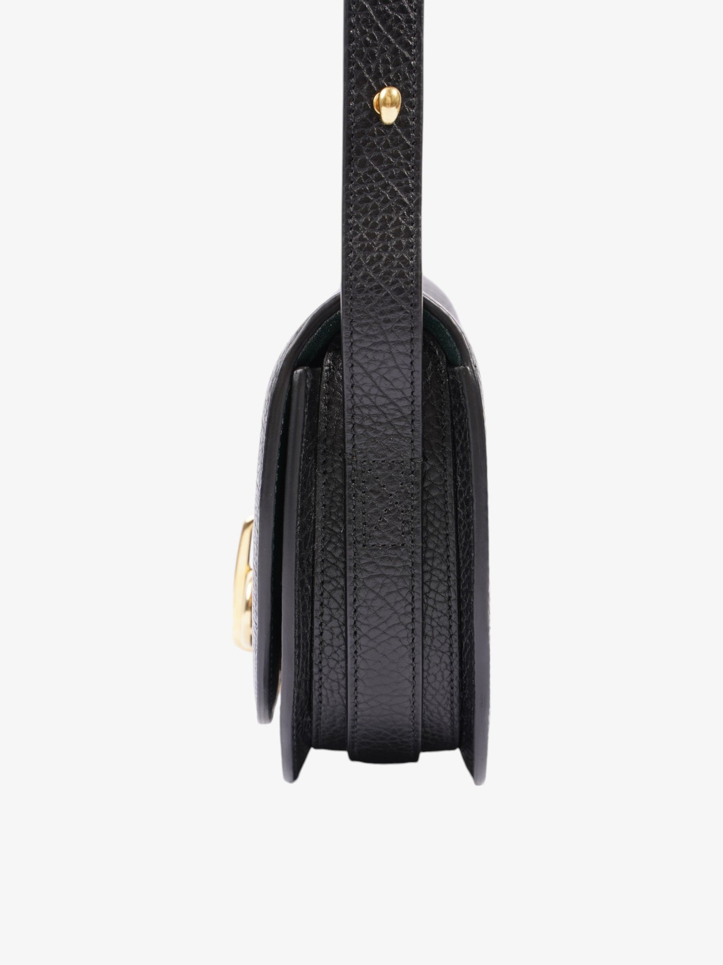 Burberry Rocking Horse Bag Black Leather Mini