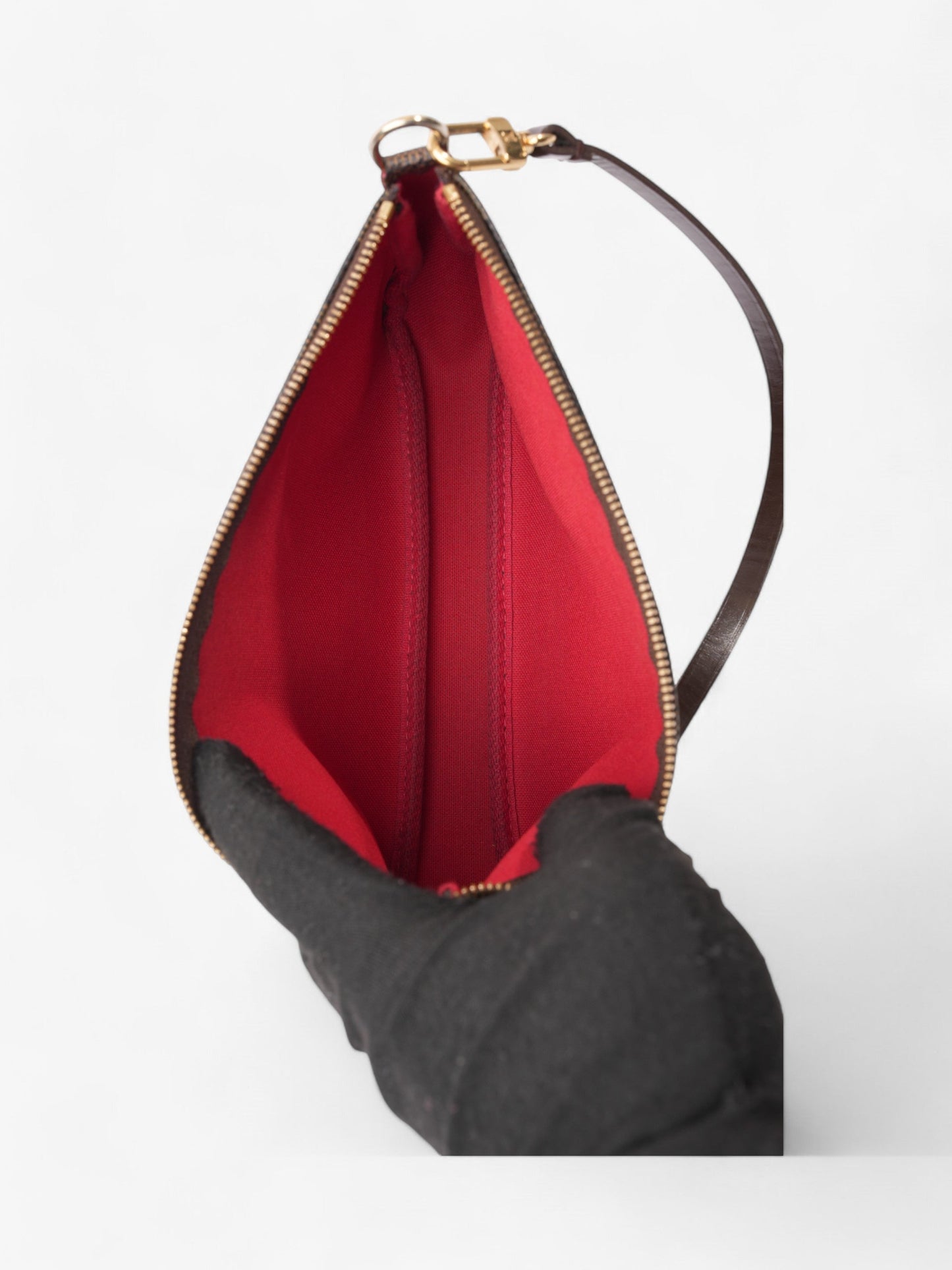 Louis Vuitton Pochette Accessoires Damier Ebene Coated Canvas