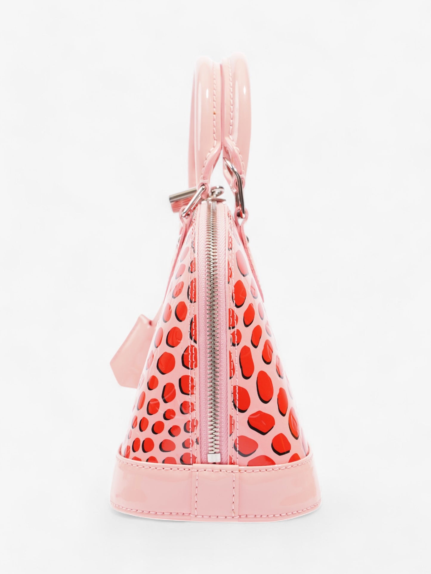 Louis Vuitton Alma Jungle Edition Pink / Red / Monogram Vernis Vernis Leather BB