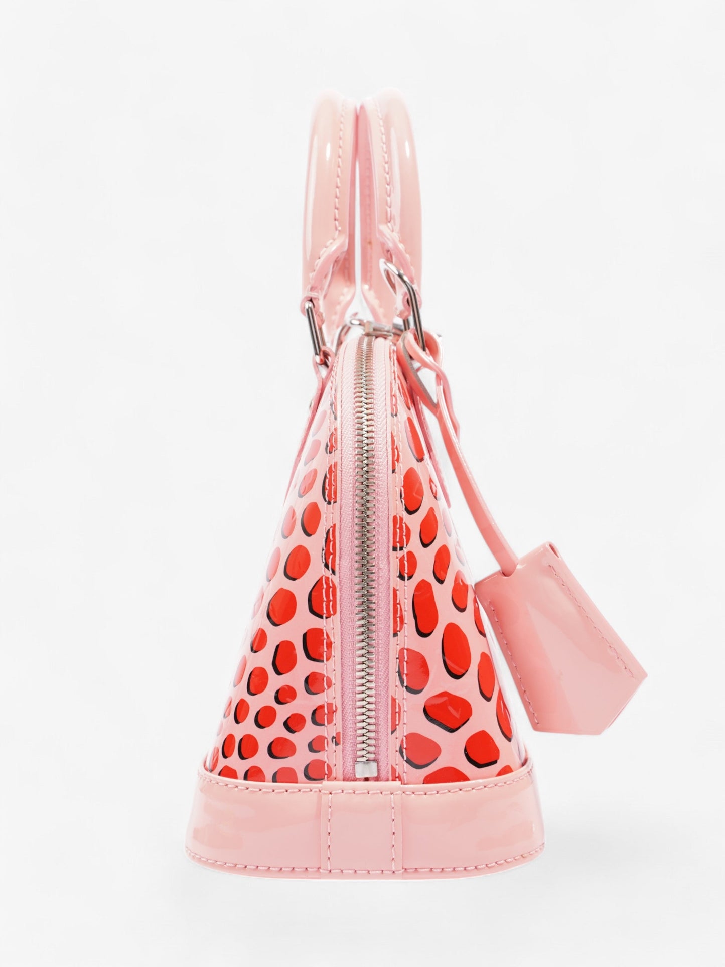 Louis Vuitton Alma Jungle Edition Pink / Red / Monogram Vernis Vernis Leather BB