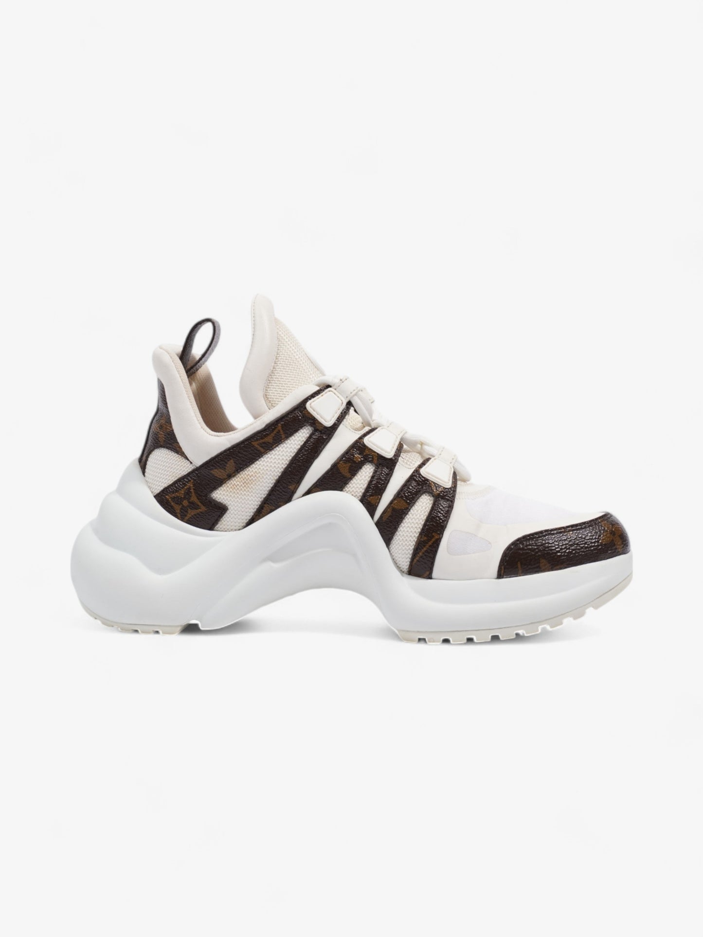 Louis Vuitton Archlight White  / Brown Monogram Mesh EU 39 UK 6