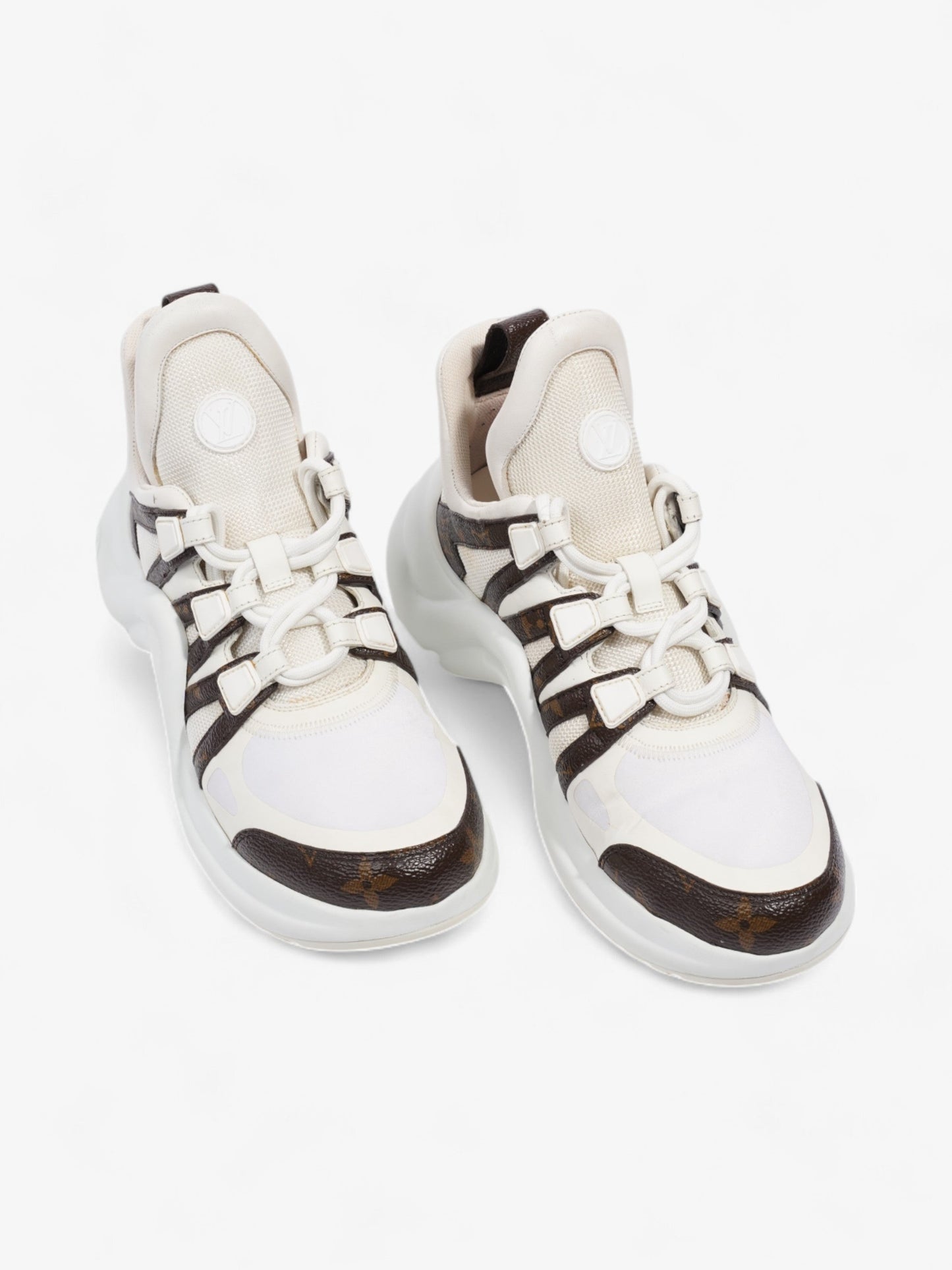 Louis Vuitton Archlight White  / Brown Monogram Mesh EU 39 UK 6