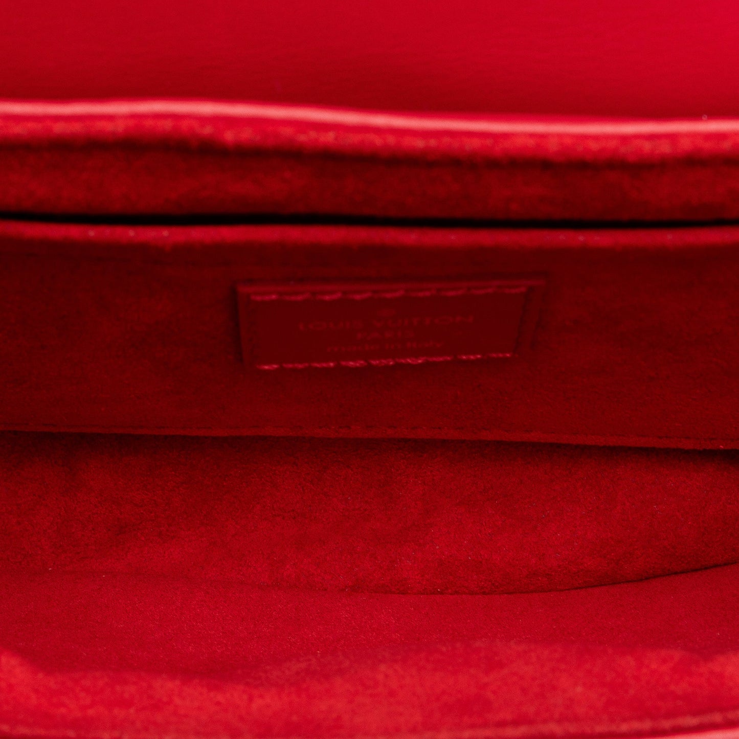 Red Louis Vuitton New Wave Chain Bag MM Satchel