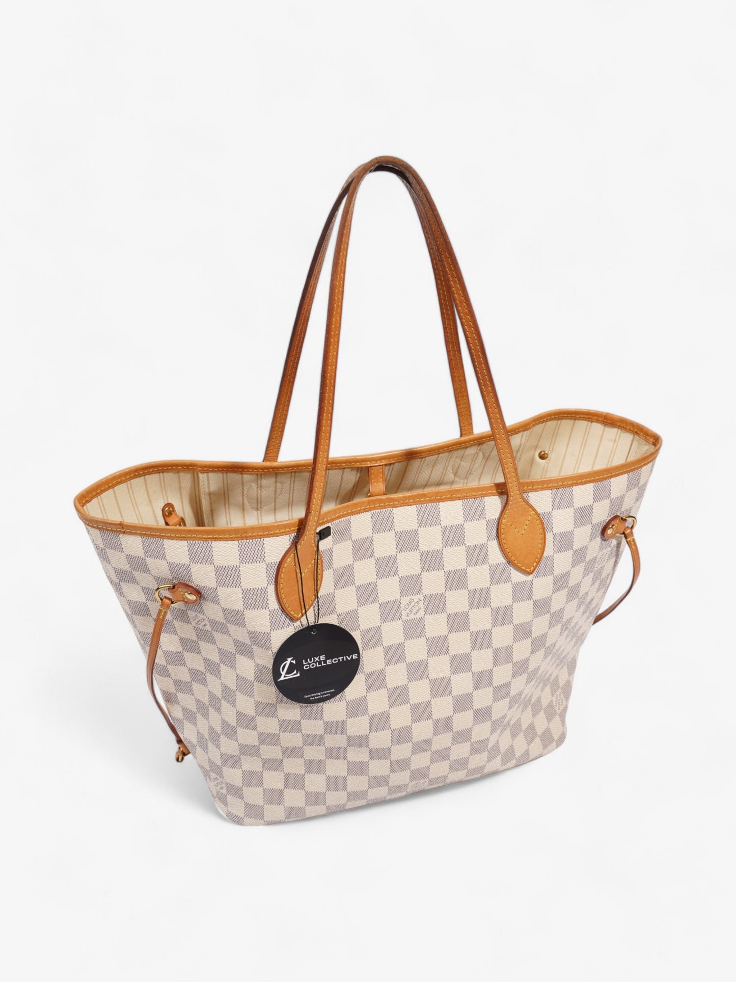 Louis Vuitton Neverfull Damier Azur Coated Canvas MM