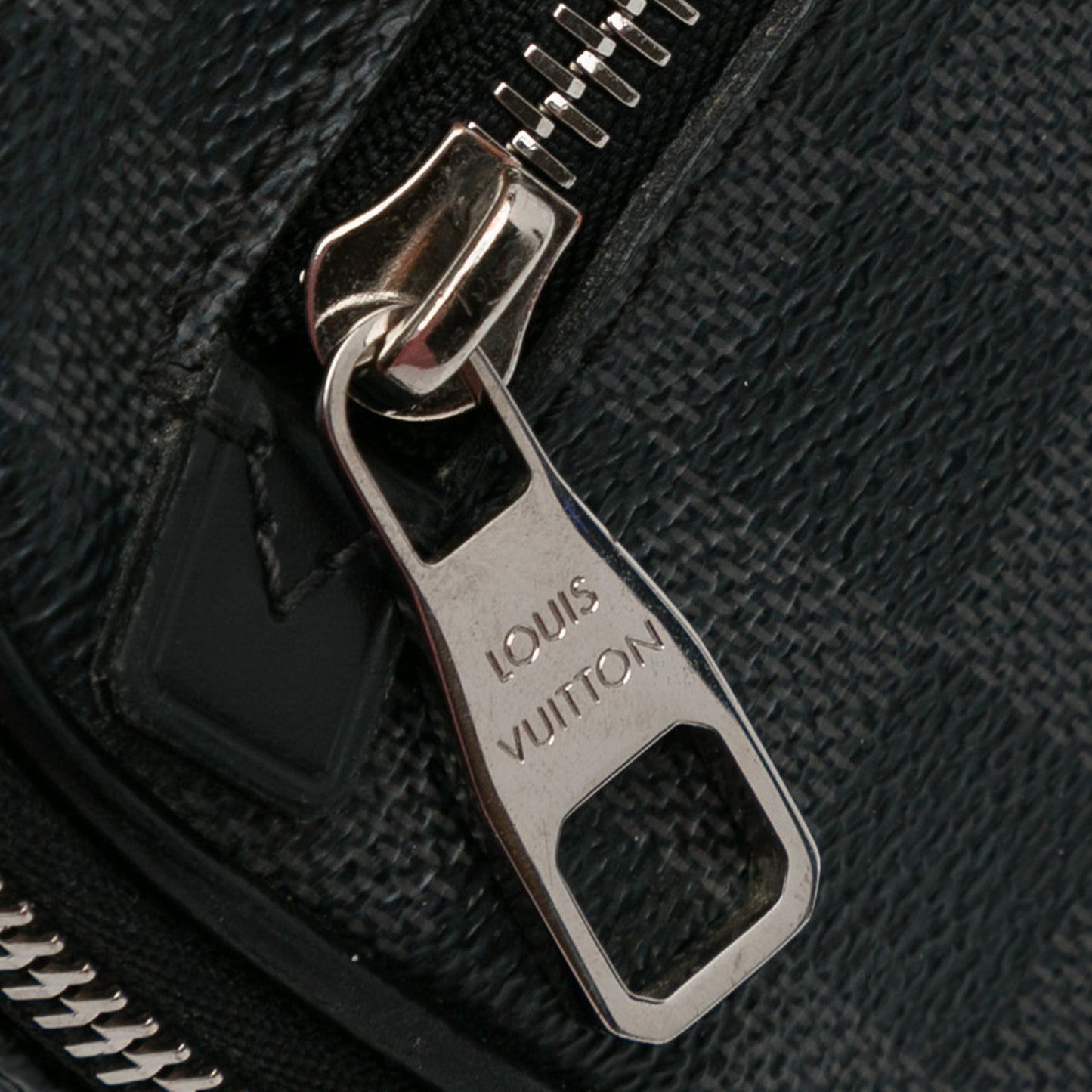 Black Louis Vuitton Damier Graphite Ambler Belt Bag