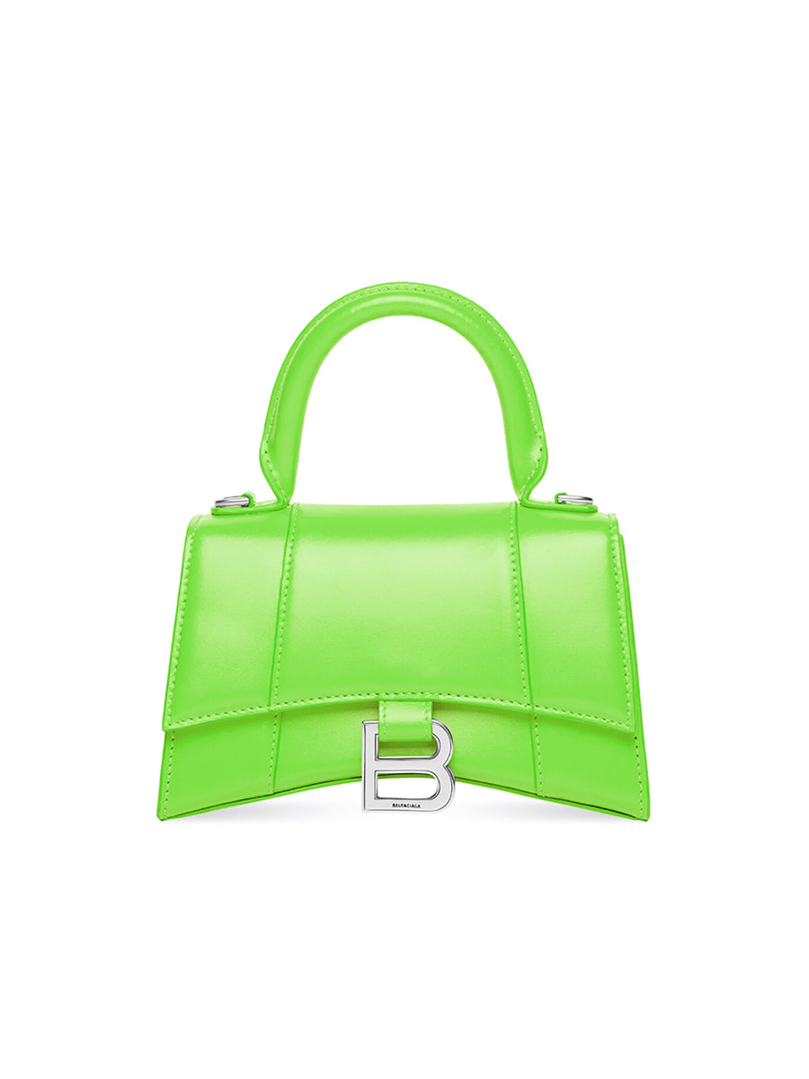 Hourglass XS Handbag Box in Bright Green