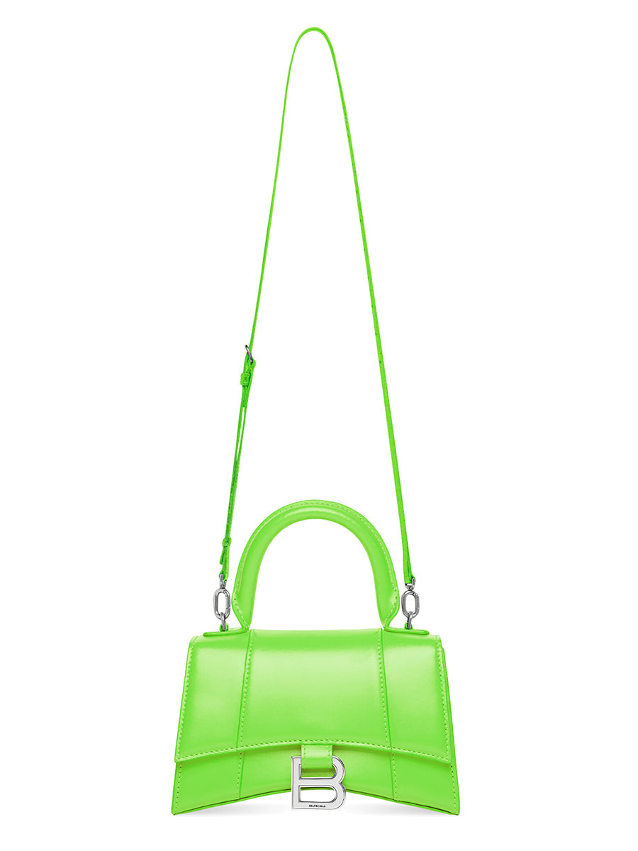 Hourglass XS Handbag Box in Bright Green