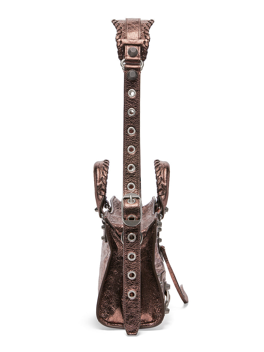 Neo Cagole XS Shoulder Bag in Metallized Bronze