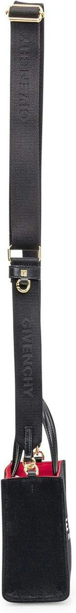 BLACK CANVAS MINI TOTE