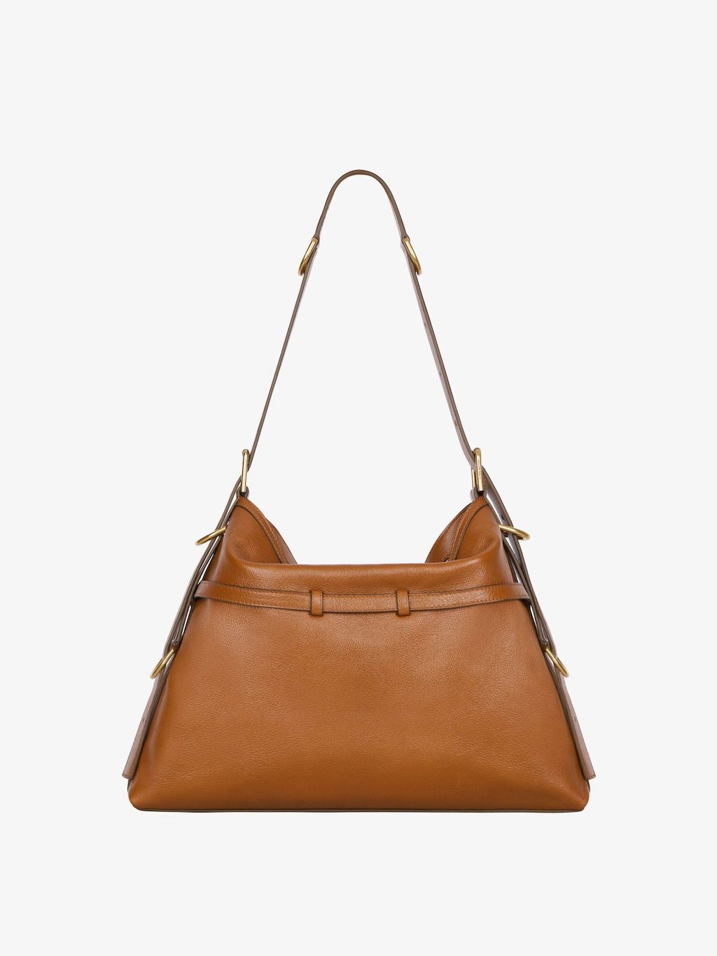 MEDIUM VOYOU BAG IN BROWN LEATHER
