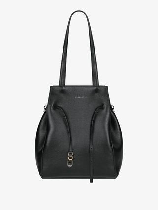BLACK VOYOU S TOTE SILVER LOGO