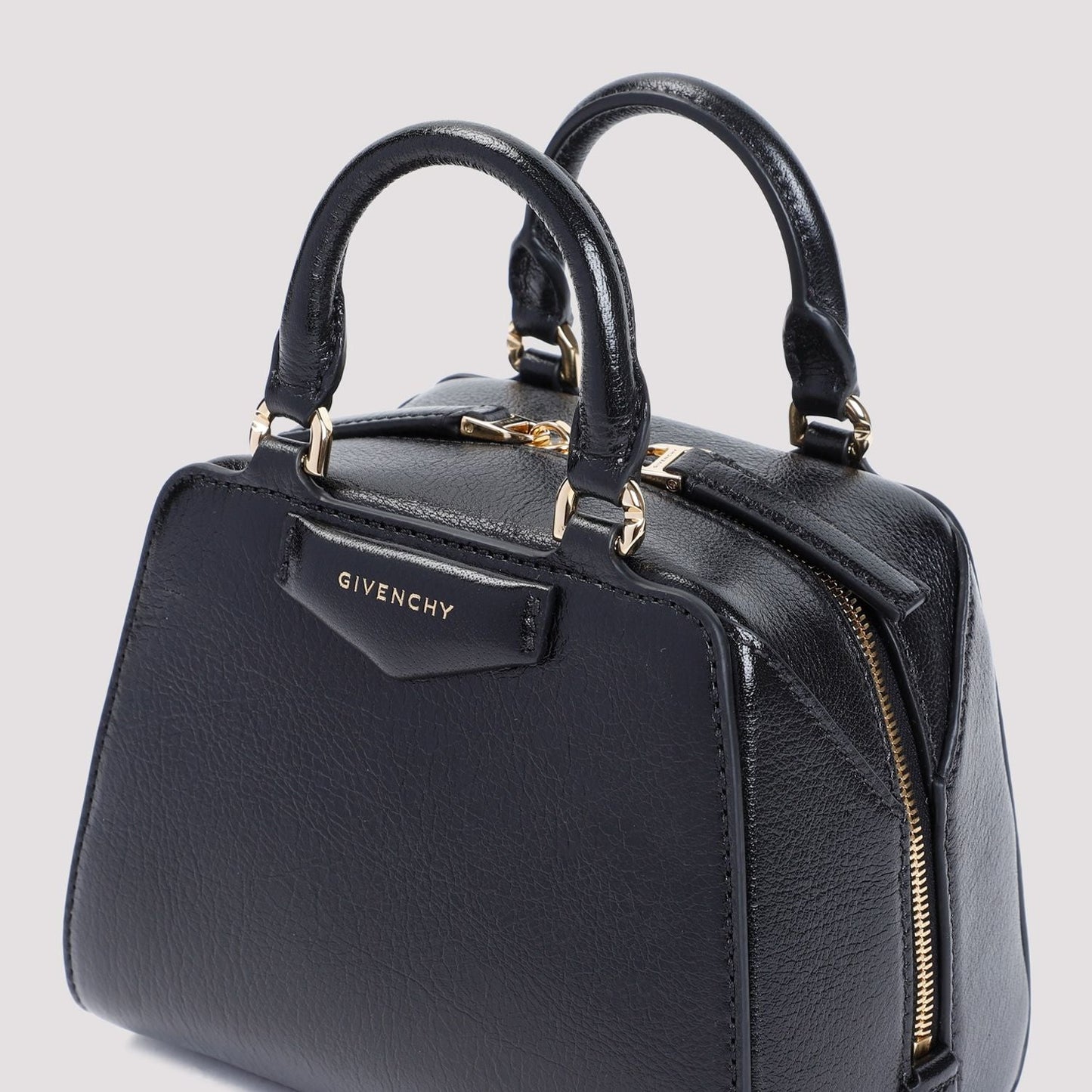 BLACK ANTIGONA CUBE NANO BAG LOGO