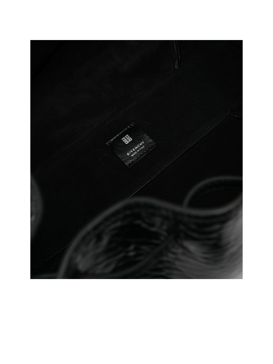 Patent Lambskin Shoulder Bag