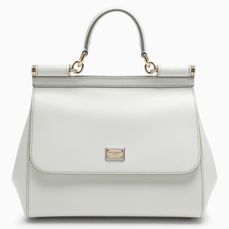 Dolce&Gabbana Large White Sicily Hand Bag Women