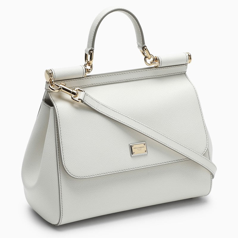 Dolce&Gabbana Large White Sicily Hand Bag Women