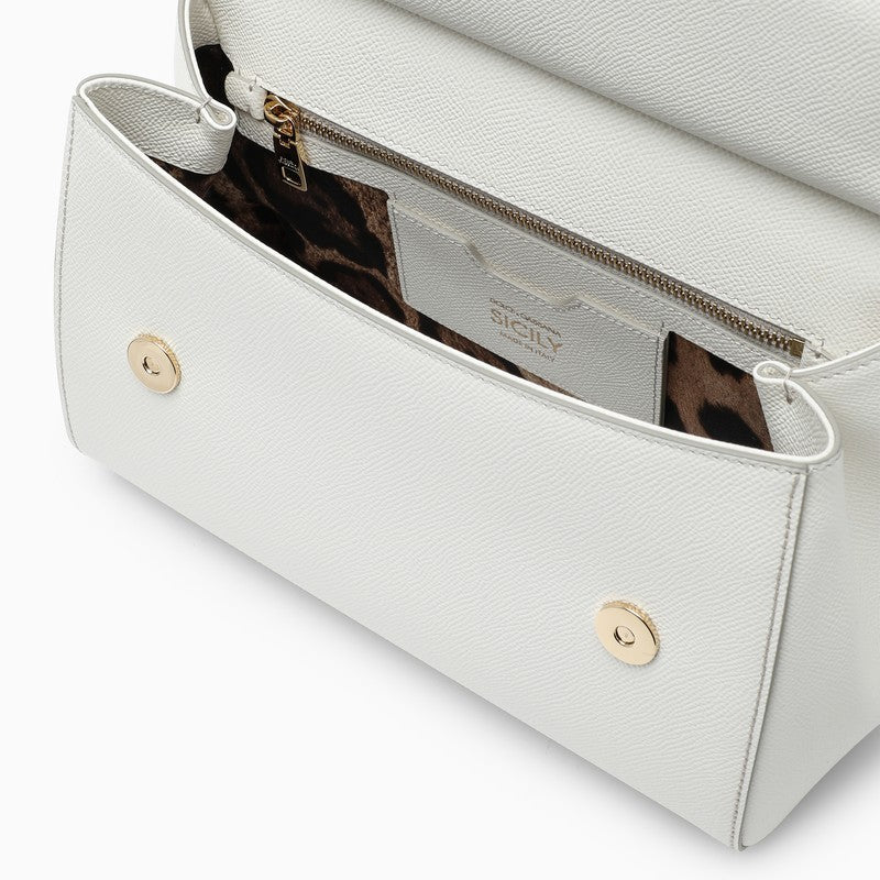 Dolce&Gabbana Large White Sicily Hand Bag Women