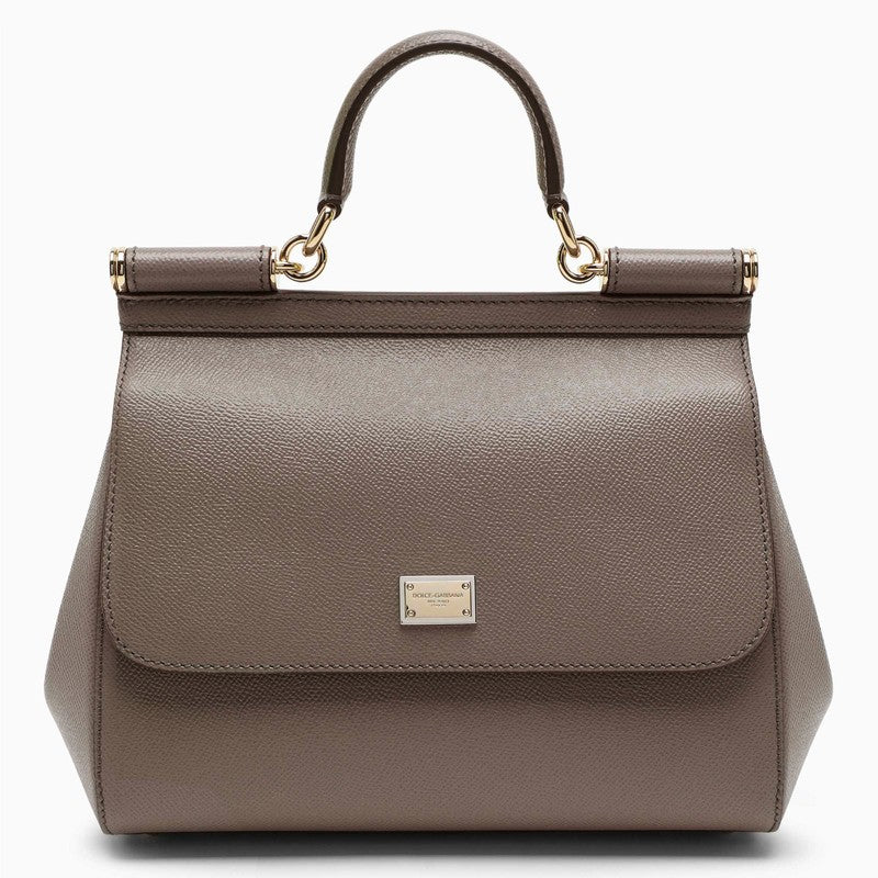 Dolce&Gabbana Large Mud Sicily Hand Bag Women