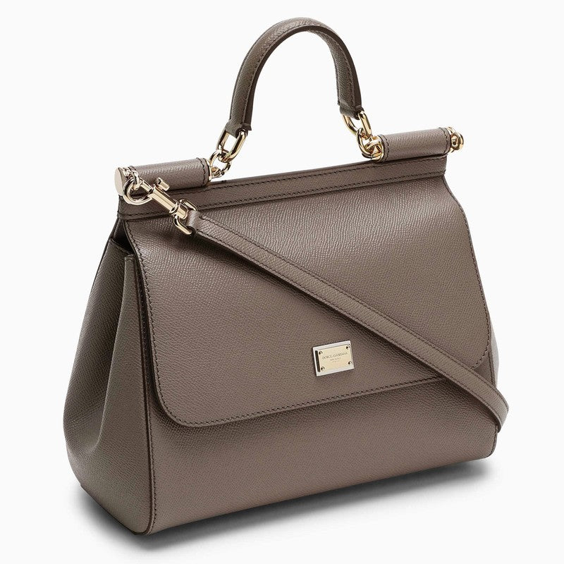 Dolce&Gabbana Large Mud Sicily Hand Bag Women
