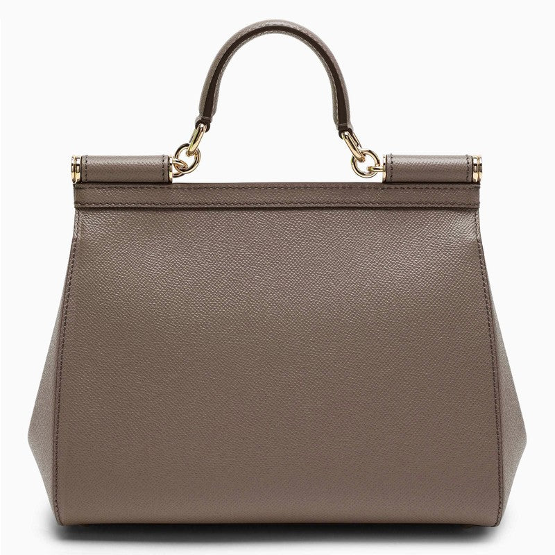 Dolce&Gabbana Large Mud Sicily Hand Bag Women
