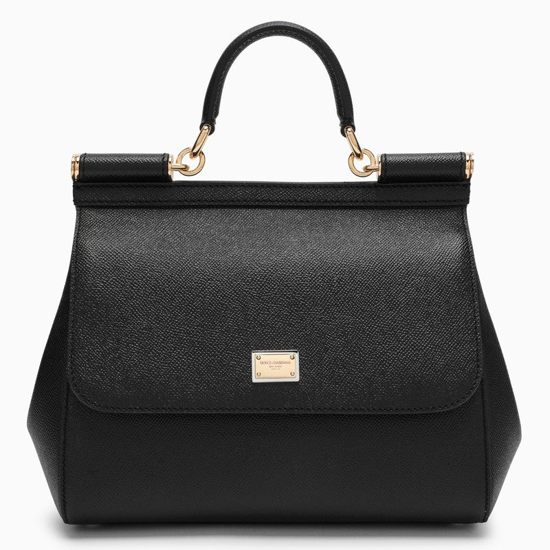 Dolce&Gabbana Large Black Sicily Hand Bag Women